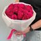 25 розовых фуксия   роз 40 см