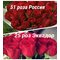 25 роз 60 см КРАСНЫЕ