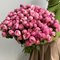 25 пионовидных роз Silva Pink
