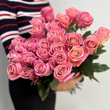 Букет 25 роз 50 см РОЗОВЫЕ