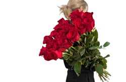 Букет из 25 роз 60 см Букет 25 роз 70 см Эквадор