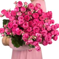 Ритуальные корзины Пионовидные розы СПб