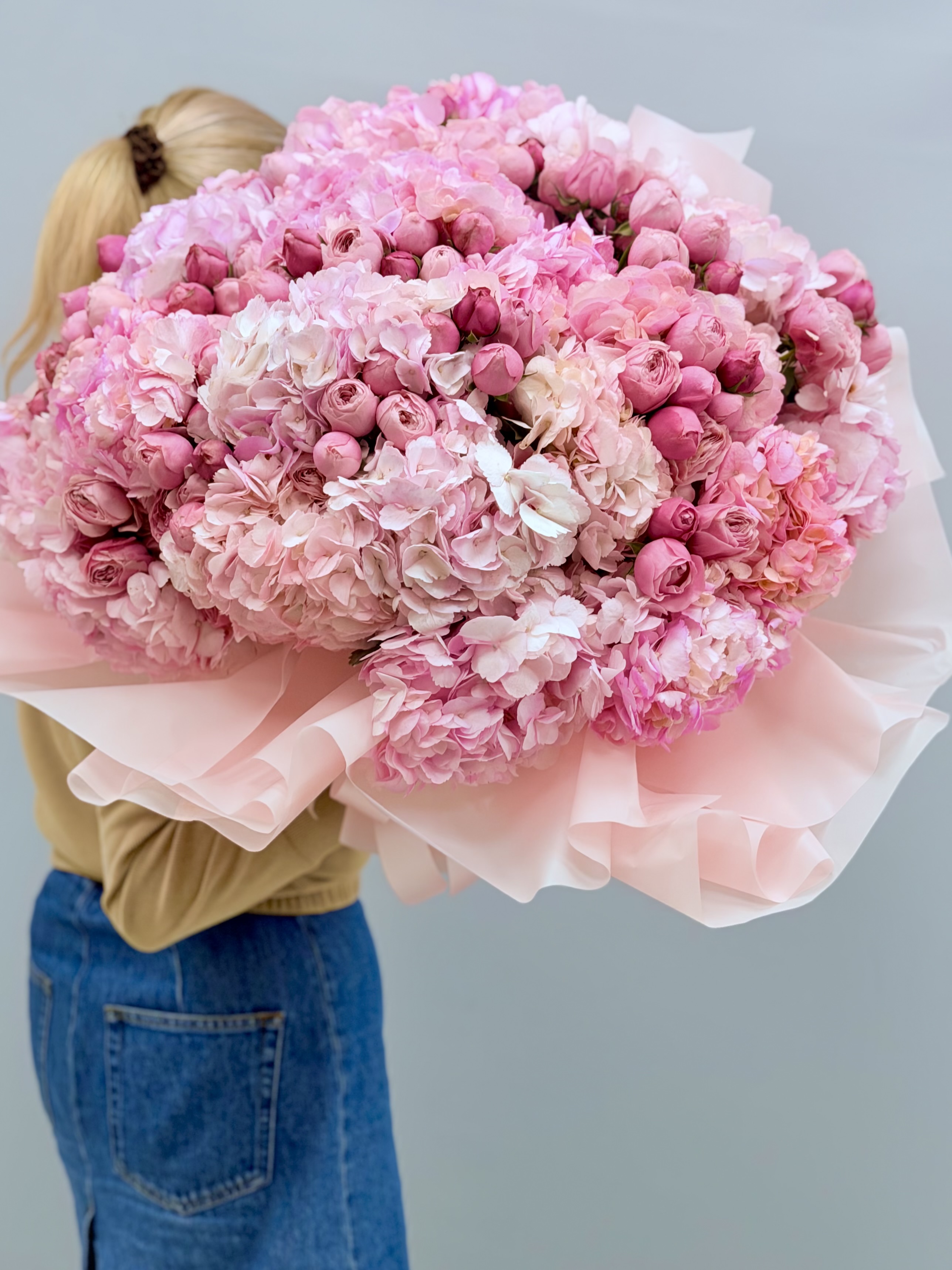 Голубая гортензия