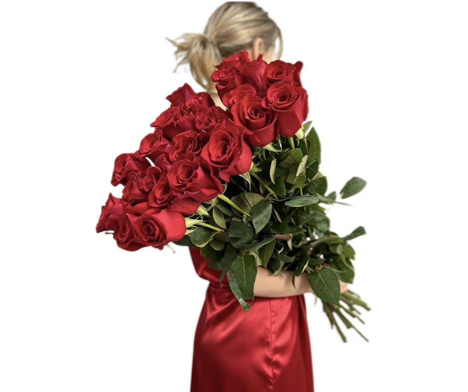 Букет 25 роз 70 см Эквадор