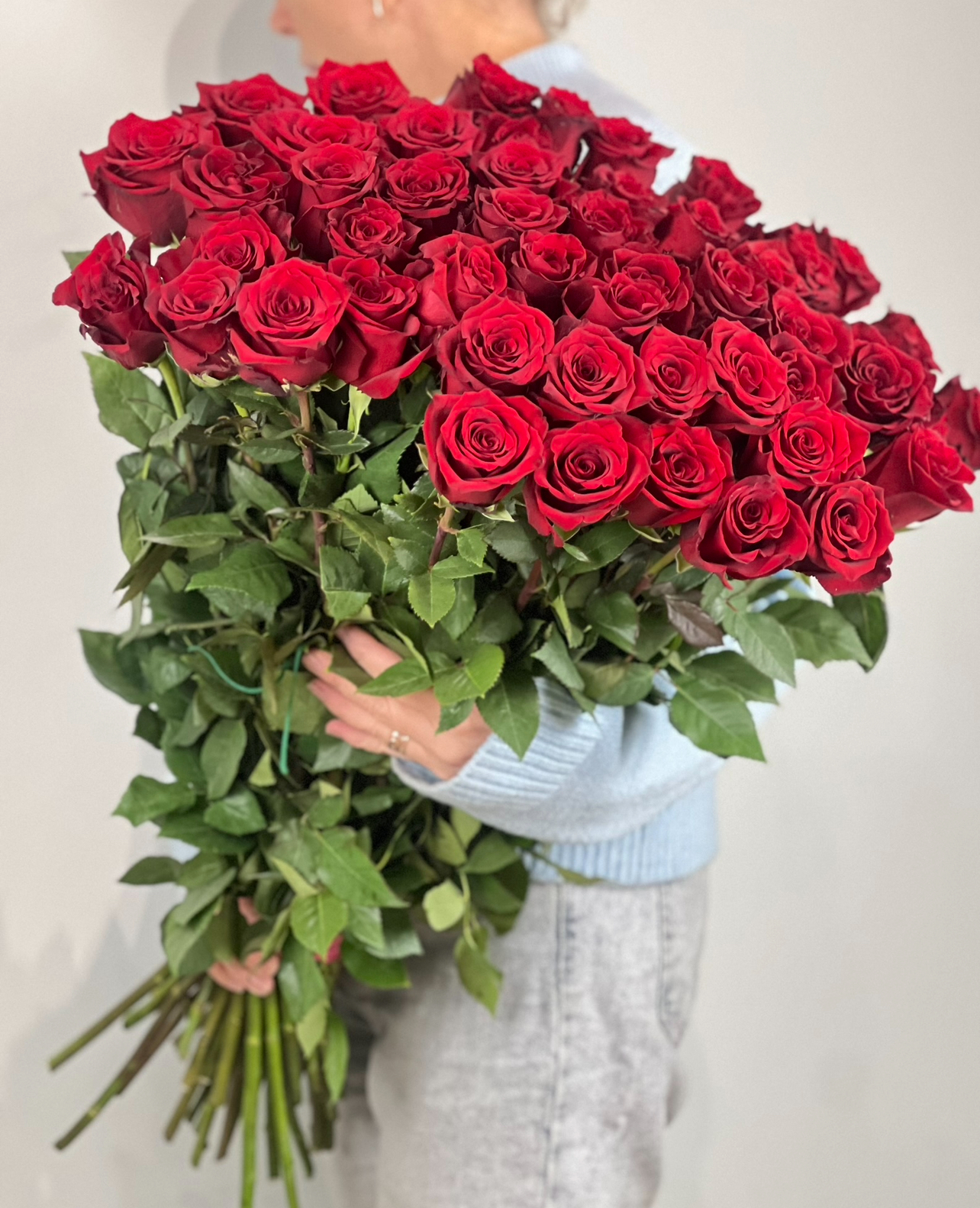Букет из 51 красной розы