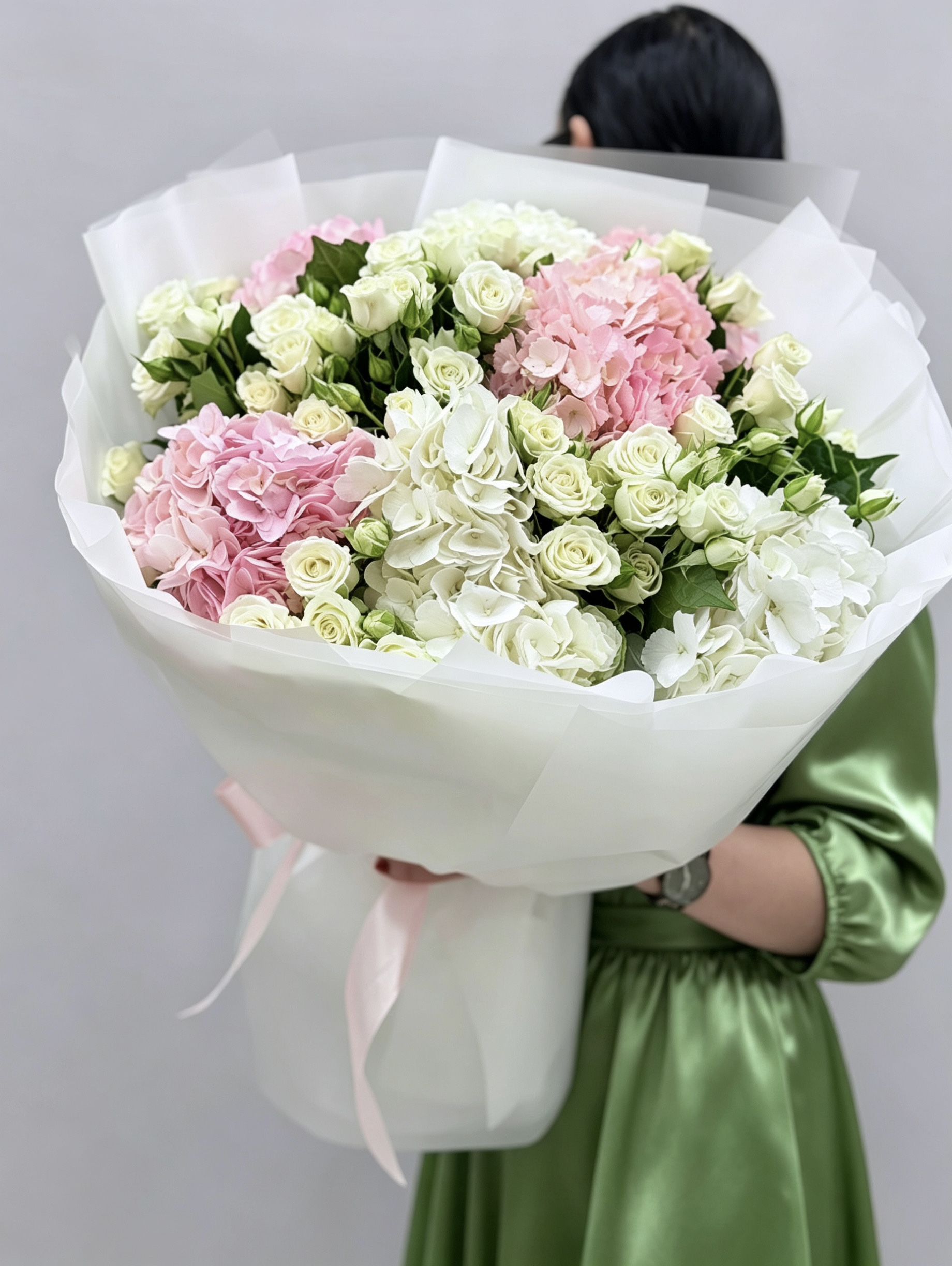 Гортензия синяя крупно