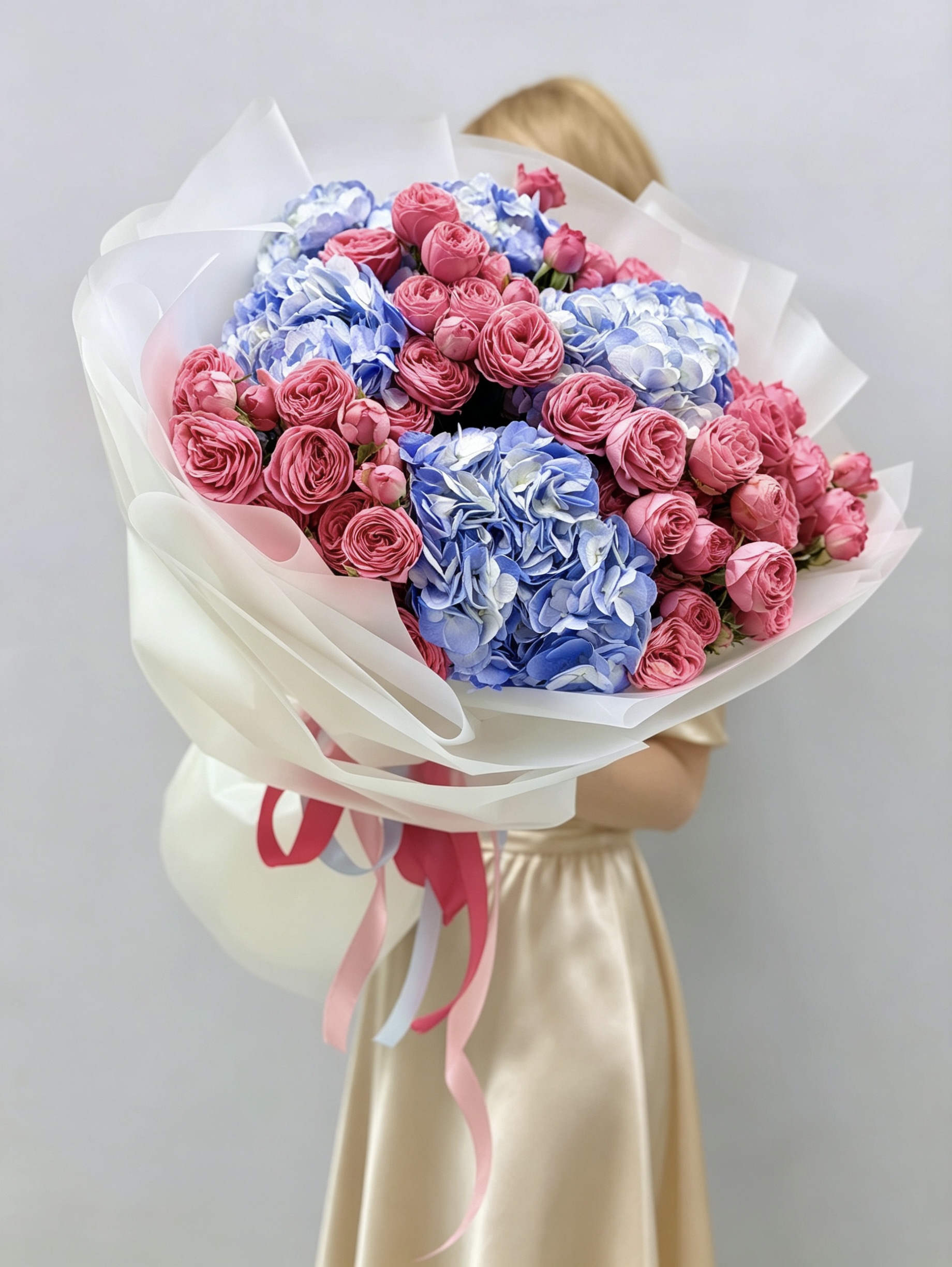 Синяя гортензия